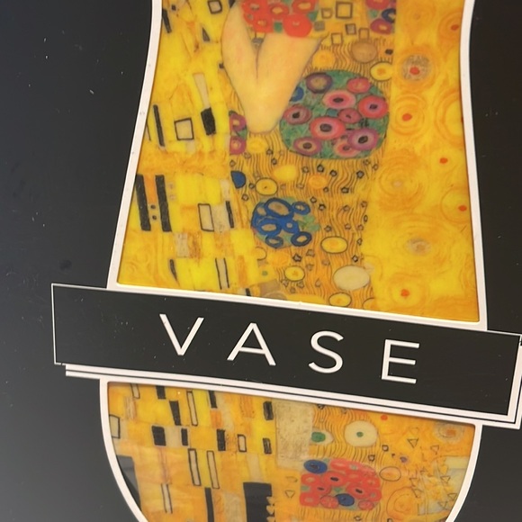 NWT/2 Modgy Expandable/reusable vases. Gustav Klimt/the Kiss & multi color Rize - Picture 5 of 10